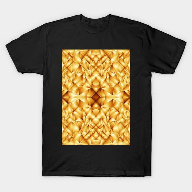 Golden triangle pattern T-Shirt by IrinaGuArt